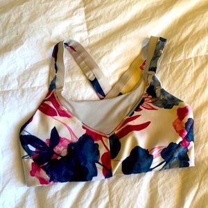 Lululemon floral sports bra